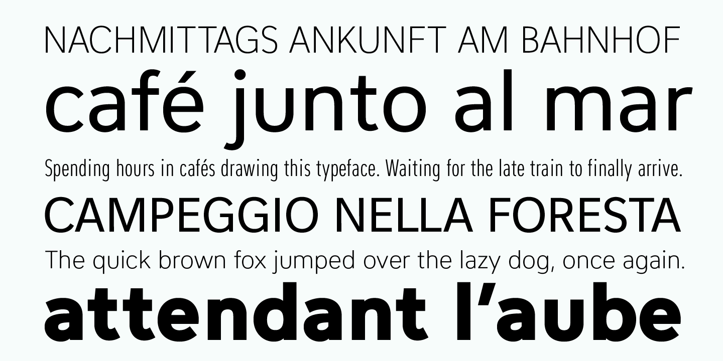 Scanno Extra Light Font preview